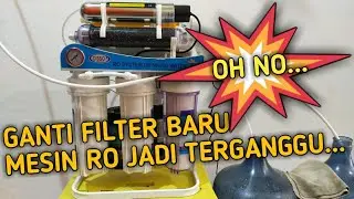 HATI2 DALAM PEMAKAIAN FILTER  ||  JANGAN SAMPAI MESIN RO ANDA MENGALAMI KENDALA SEPERTI DI VIDEO INI