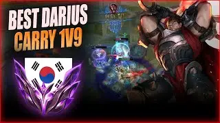 YUWENNUO DARIUS -  HOW TO CARRY 1VS9 IN KOREA MASTER | DARIUS VS RYZE