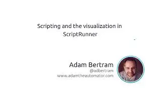 Scripting and the visualization in ScriptRunner