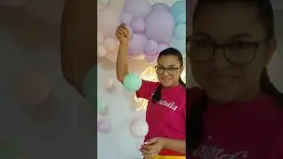 Como hacer una GUIRNALDA de Globos🎈🎈Fácil y Rápido!! #globos #decoracionesconglobos #decolandia159