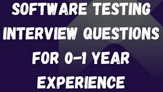 Software Testing Mock Interview | Software Testing Interview Question