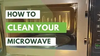 How to Clean Microwave // DIY