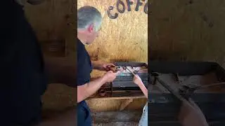 Кофе на песке в Абхазии.