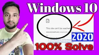 How to Fix This Site Can't Be Reached Solutions 2020 | Windows 10 Problem This Site Can't Be Reached