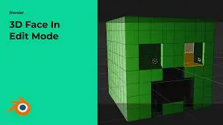 Blender: 3D Face in Edit Mode