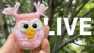 (LIVE) Gufetto portachiavi Amigurumi | World Of Amigurumi