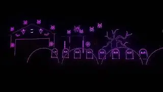 2025 Halloween Light Show - Bones (Imagine Dragons)