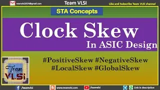 Clock Skew in VLSI | Positive Skew | Negative Skew | Global Skew | Local Skew