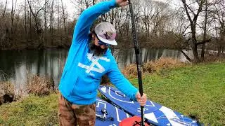 How to adjust paddle length for SUP paddleboarding