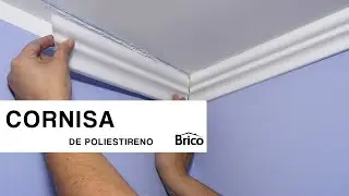 ¿Cómo colocar una cornisa de poliestireno?  👩‍🔧👨‍🔧 ¡DIY Fácil y paso a paso! 🏘️ Bricomania