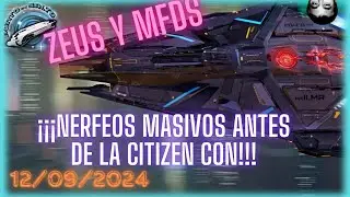 Noticias Semanales Star Citizen Español |ZEUS Y MFDS Y NERFEOS| #StarCitizen #gaming #mmorpg #space