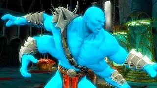 Mortal Kombat Komplete Edition - Avatar Goro & Blaze Shao Kahn Tag Ladder 4K Gameplay Playthrough