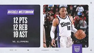 Russ Tallies 209TH Career TRIPLE-DOUBLE! | Westbrook Highlights vs. Clippers 3.14.26