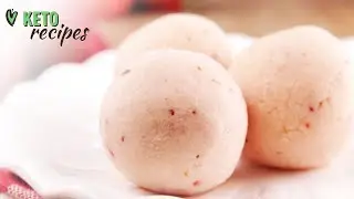 KETO DIET RECIPES | Keto Strawberry Cheesecake Fat Bombs