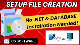 Create Installer (.exe) for WinForms App with SQLite Database | Visual Studio Tutorial