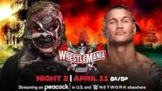 WWE WrestleMania 37 2021 Randy Orton vs The Fiend Bray Wyatt Match