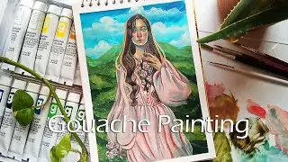 Painting with Gouache for first time || Art Ranger's Gouache Review