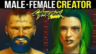 Cyberpunk 2077 Character Creation All Male and Female Customization