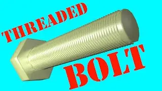 Bolt/screw in blender - How to model threading