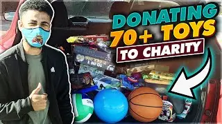 We raised $350 to buy toys for charity