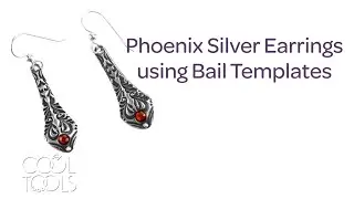 Cool Tools | Phoenix Silver Earrings using Bail Templates with Cindy Pope | Fine Silver Metal Clay