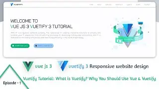Vuetify Tutorial Bangla: What is Vuetify? Why You Should Use Vue 3 with Vuetify 3 | Vuetify Part -1