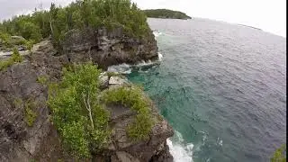 The Grotto - Bruce Peninsula - Royalty Free Video