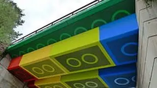 Лего мост - мост из лего. Lego Brücke Wuppertal.