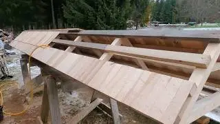Making a ‘welcome’ gate for the tourism farm.
