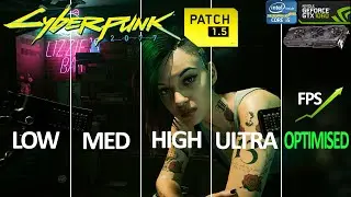 Cyberpunk 2077 v1.5 | GTX 1060 6GB | i5-4460 | 8GB RAM | 1080p Benchmark test