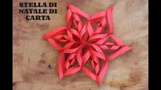STELLA DI NATALE DI CARTA