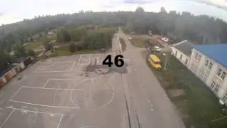 Езда задом по учебной площадке быстрее чем за 1 минуту!!!
