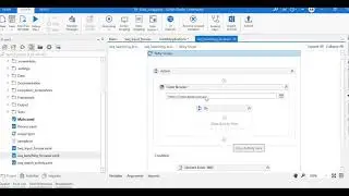 REFramework - Data scrapping Demo  Integrating launching website workflow