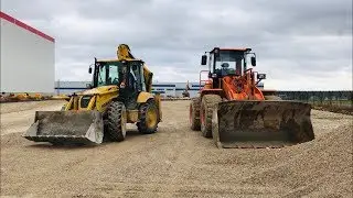 Печаль... Помощника увозят на другой объект! Погрузка Komatsu на трал