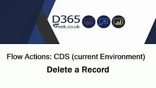Flow Actions: CDS (current environment) - Delete A Record