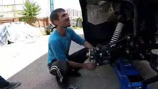 Установка гнутых рычагов на квадроцикл RM800 ATV