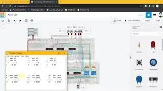 Pengujian Adder 2 Bit dan 4 Bit di Tinkercad