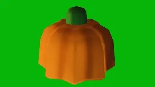 Fall/Autumn Thanksgiving Pumpkin 3D Model Animation | 4K Free Green Screen Round Effect Video