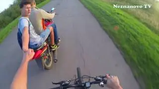 70 км/ч на велосипеде