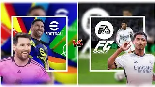 eFOOTBALL MOBILE 2025 Vs FC MOBILE 25 COMPARISON: GRAPHICS, ANIMATION, CELEBRATIONS...