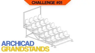 Grandstand for Archicad Parametric Object Factory challenge
