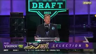 Vikings Draft Christian Darrisaw with the 23rd Overall Pick | 2021 NFL Draft Highlights