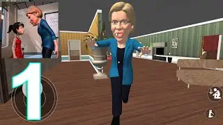Crazy Scary Evil Teacher 3D Spooky Game Gameplay Walkthrough Part 1 (IOS/Android)