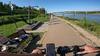 Киров Набережная Покатушки на Kugoo M5 Pro 2023года