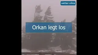 Orkan SABINE legt los (09.02.2020)