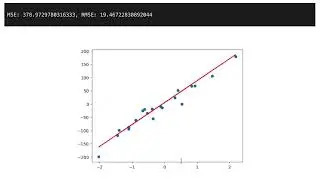 Linear regression example with Scikit-learn