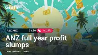 ASX VIDEO (8 November): ANZ reports 8% drop in net profit