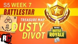 Fortnite WEEK 7 Treasure Map found in Dusty Divot (Battlestar Location Week 7 Season 5)