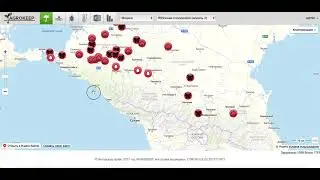 Карта появления вредителей  с/х культур