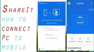 How to use new version of shareit between pc and phone ||  upgrade share it easy with install
